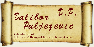 Dalibor Puljezević vizit kartica